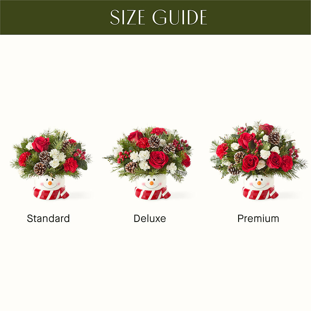 Jolly Snowman Bouquet – The Love Bug Flowers, Timmins ON