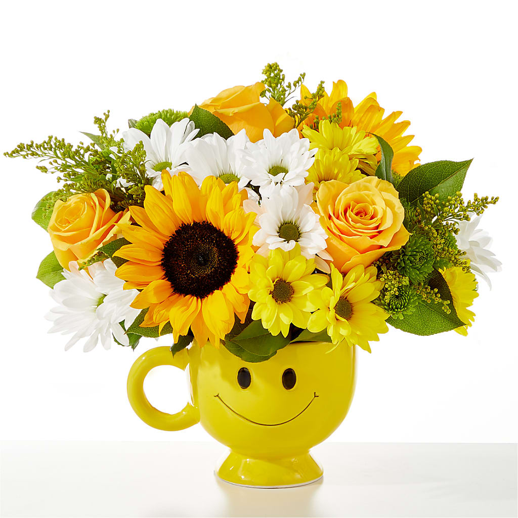 Be Happy Bouquet – The Love Bug Flowers, Timmins ON