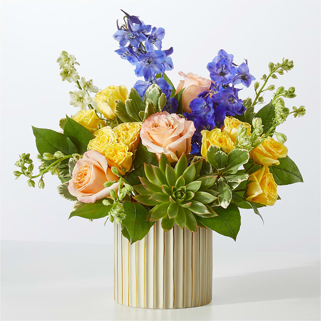 Cobalt Reverie Bouquet – The Love Bug Flowers, Timmins ON