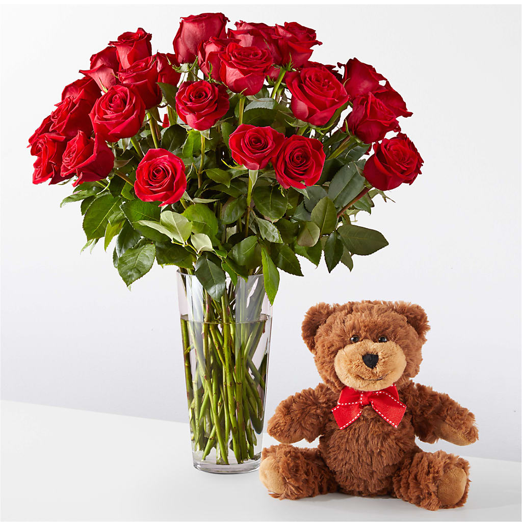 Romantic Long Stem Red Rose Bouquet Bundles – The Love Bug Flowers, Timmins ON