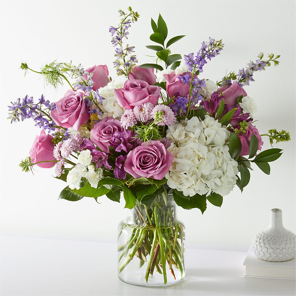 Violet Caress Bouquet – The Love Bug Flowers, Timmins ON