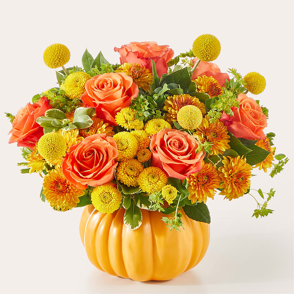 Gourdgeous Pumpkin – The Love Bug Flowers, Timmins ON