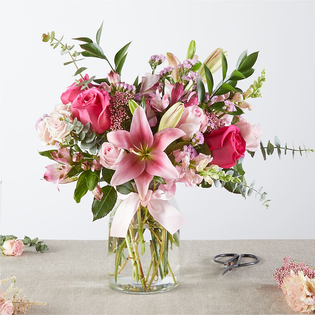 Pink Ribbon - A Florist Original – The Love Bug Flowers, Timmins ON
