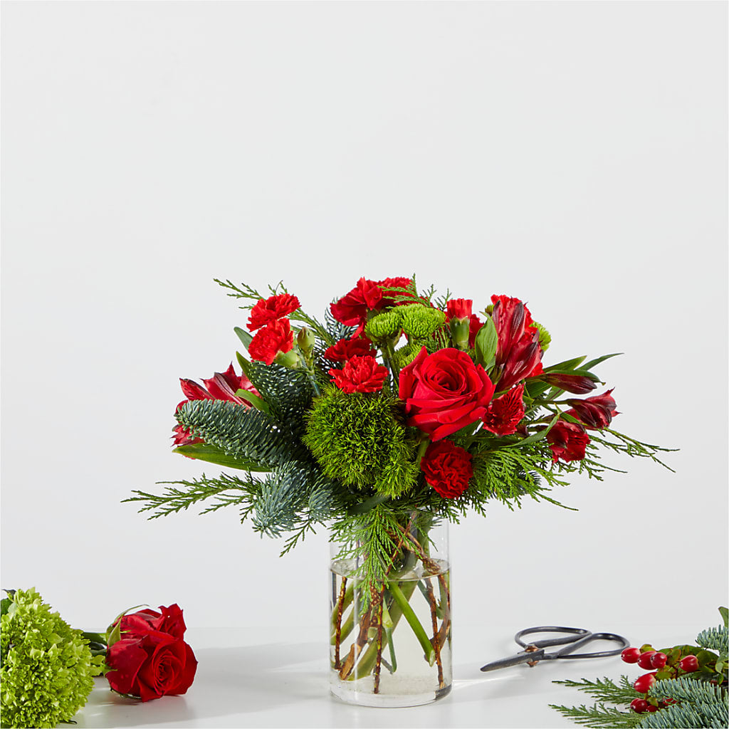 Merry Moment Bouquet – A Florist Original – The Love Bug Flowers, Timmins ON