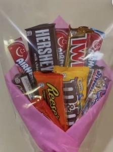 Candy/Chocolate Wrapped Bouquet – The Love Bug Flowers, Timmins ON