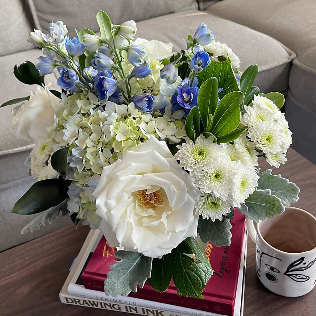 Clear Skies Bouquet – The Love Bug Flowers, Timmins ON