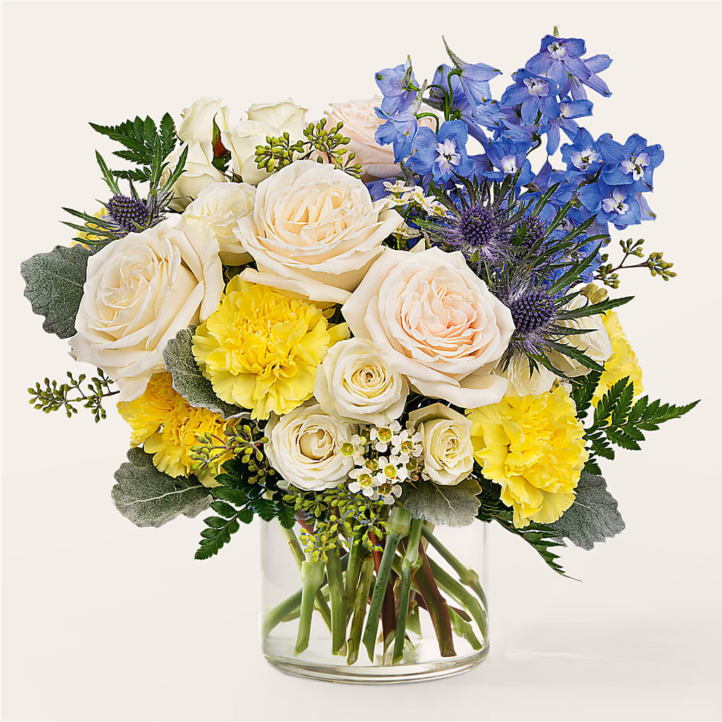 Lemon Sorbet Bouquet – The Love Bug Flowers, Timmins ON