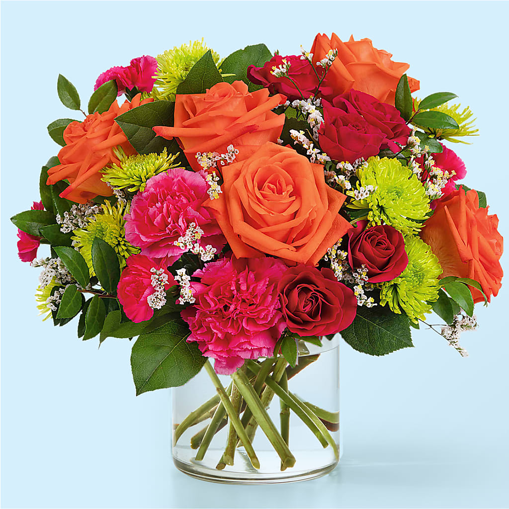 Colorful Carnival Bouquet – The Love Bug Flowers, Timmins ON