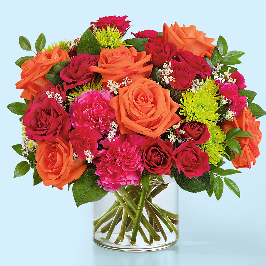 Colorful Carnival Bouquet – The Love Bug Flowers, Timmins ON