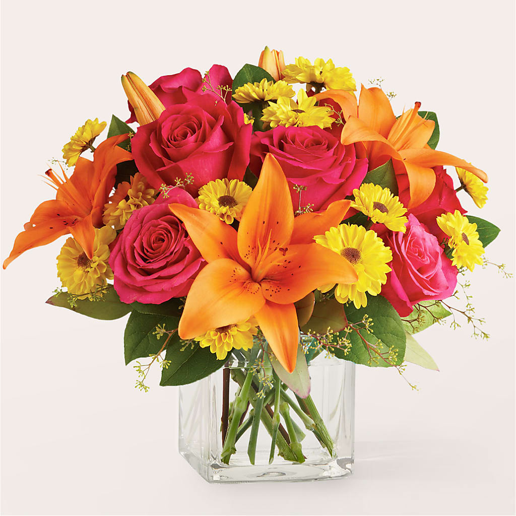 Neon Lights Bouquet – The Love Bug Flowers, Timmins ON