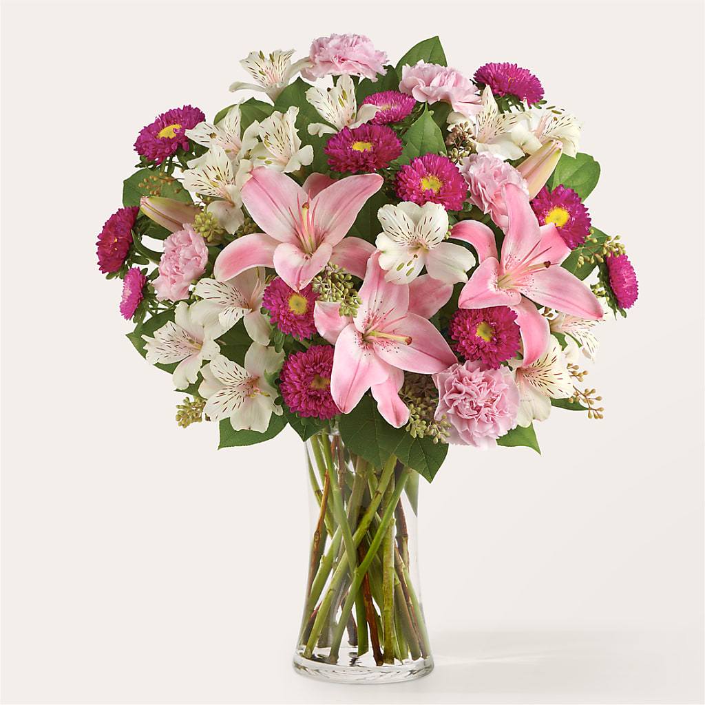 Feeling Fuchsia Bouquet – The Love Bug Flowers, Timmins ON