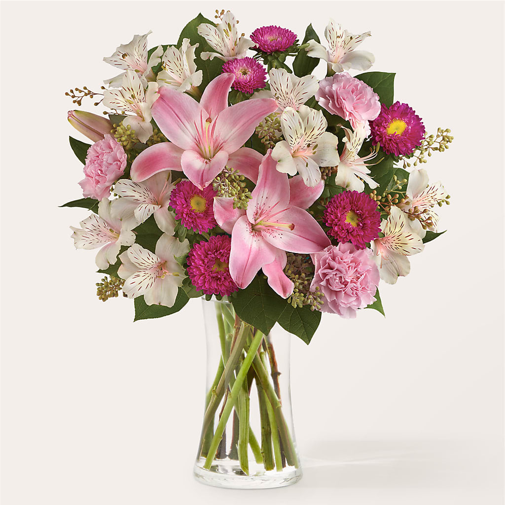 Feeling Fuchsia Bouquet – The Love Bug Flowers, Timmins ON