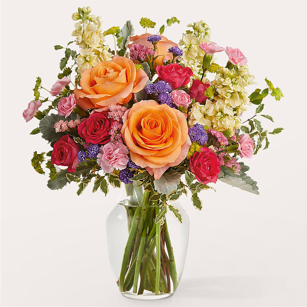 Tangerine Tango Bouquet – The Love Bug Flowers, Timmins ON