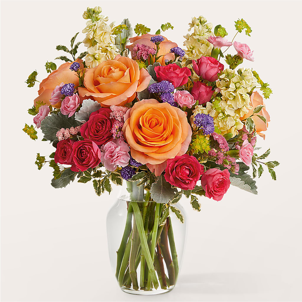Tangerine Tango Bouquet – The Love Bug Flowers, Timmins ON