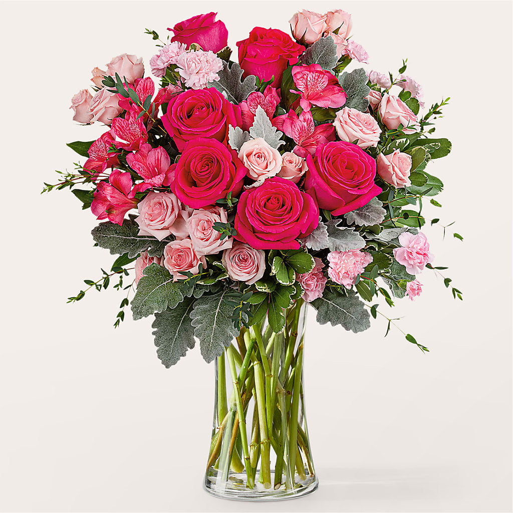 Tickled Pink Bouquet – The Love Bug Flowers, Timmins ON