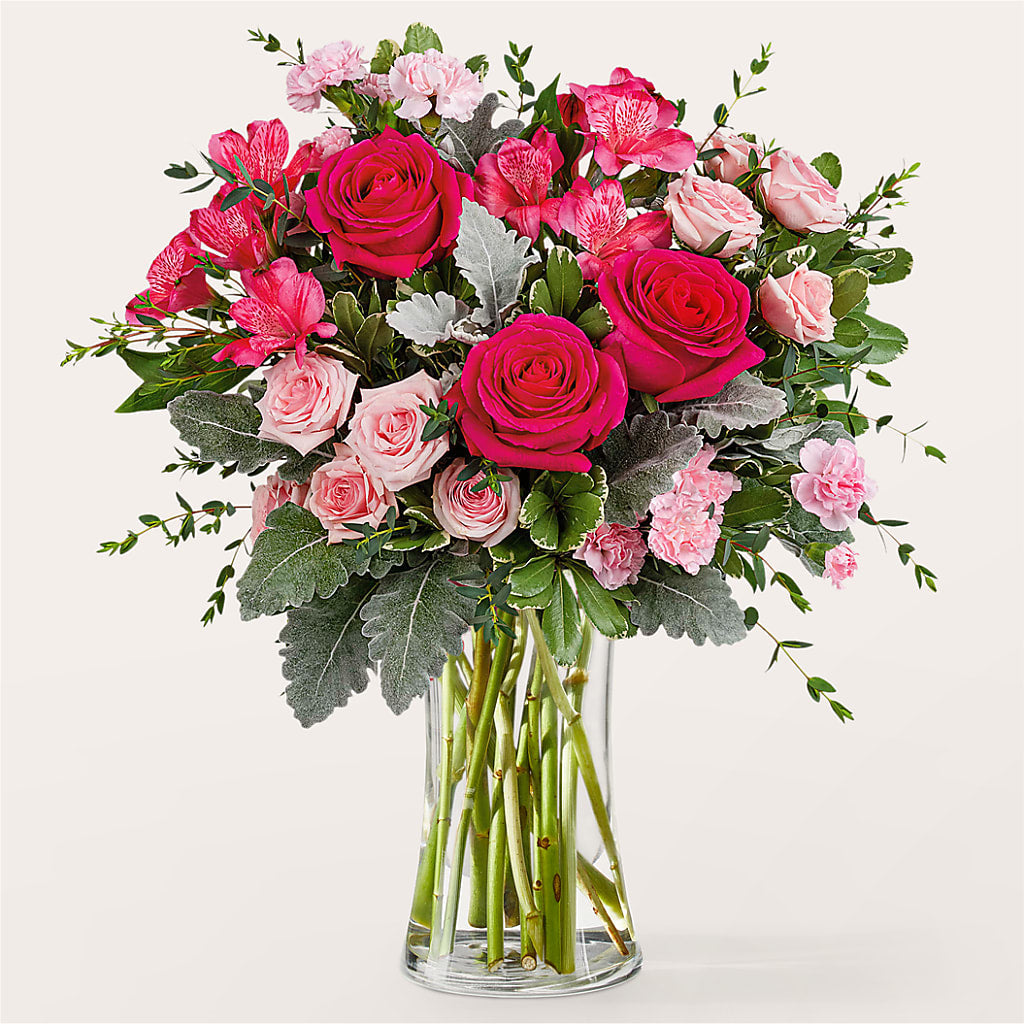 Tickled Pink Bouquet – The Love Bug Flowers, Timmins ON