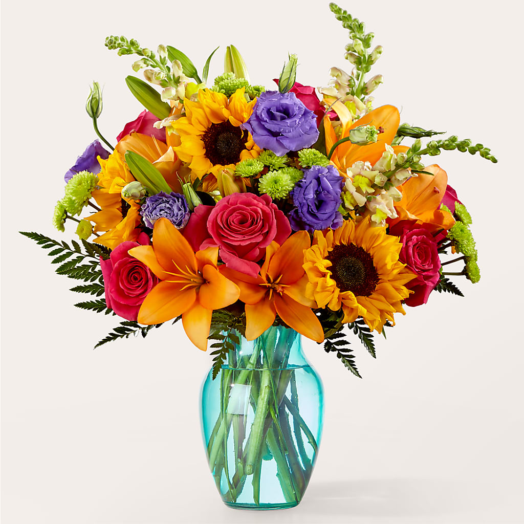Double Rainbow Bouquet – The Love Bug Flowers, Timmins ON