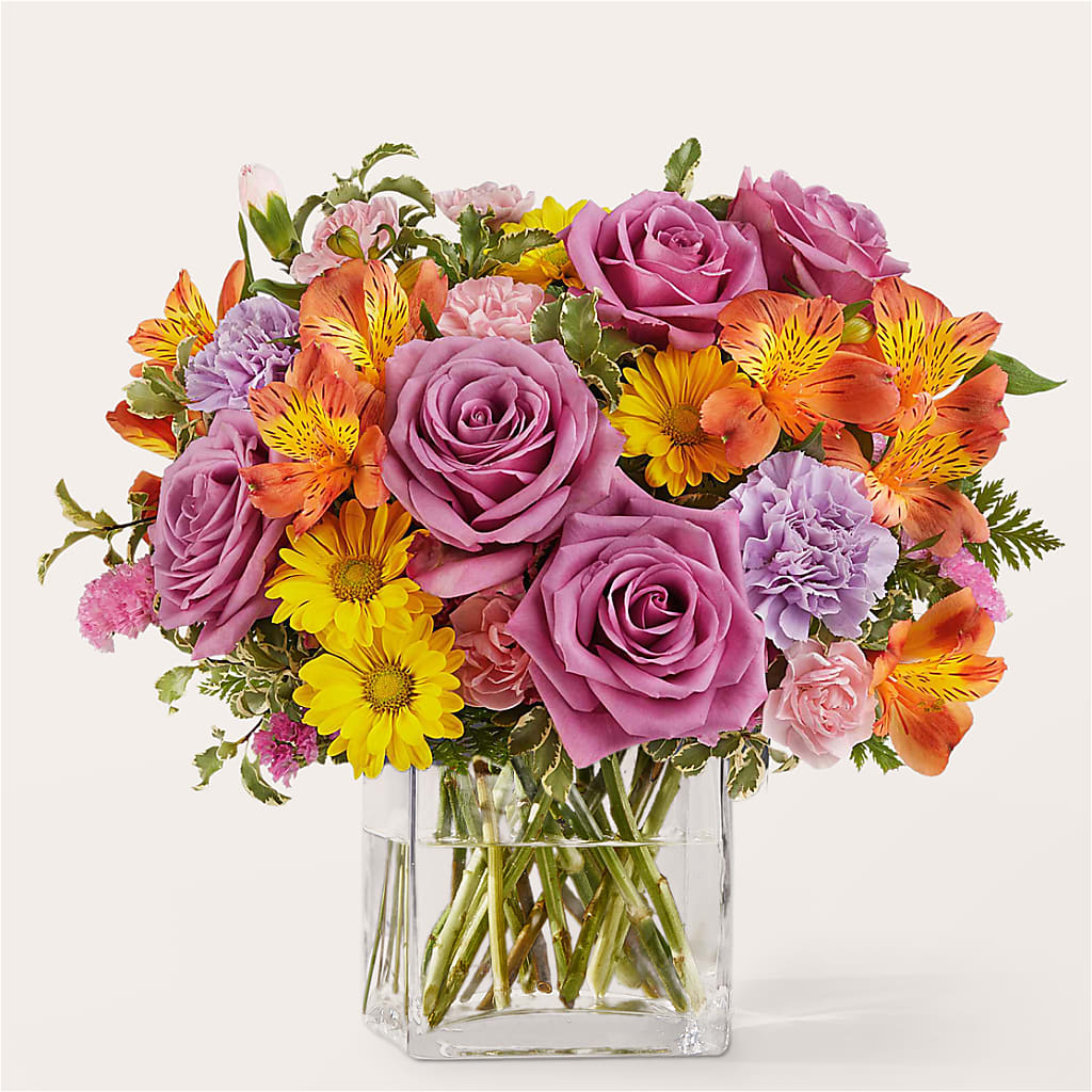 Shades of Happiness Bouquet – The Love Bug Flowers, Timmins ON