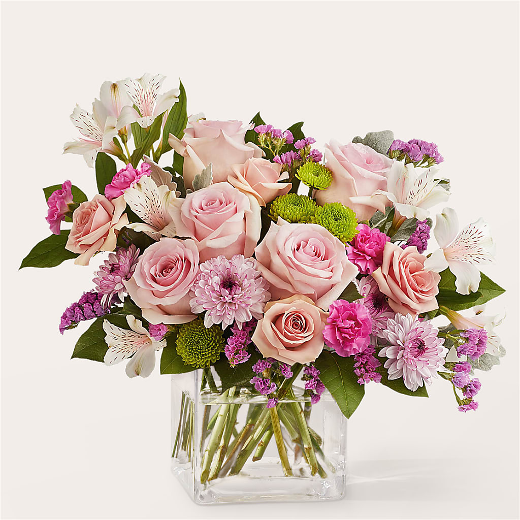 Pink Suede Bouquet – The Love Bug Flowers, Timmins ON