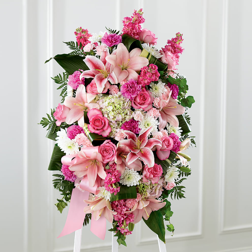 Comforting Standing Spray – The Love Bug Flowers, Timmins ON