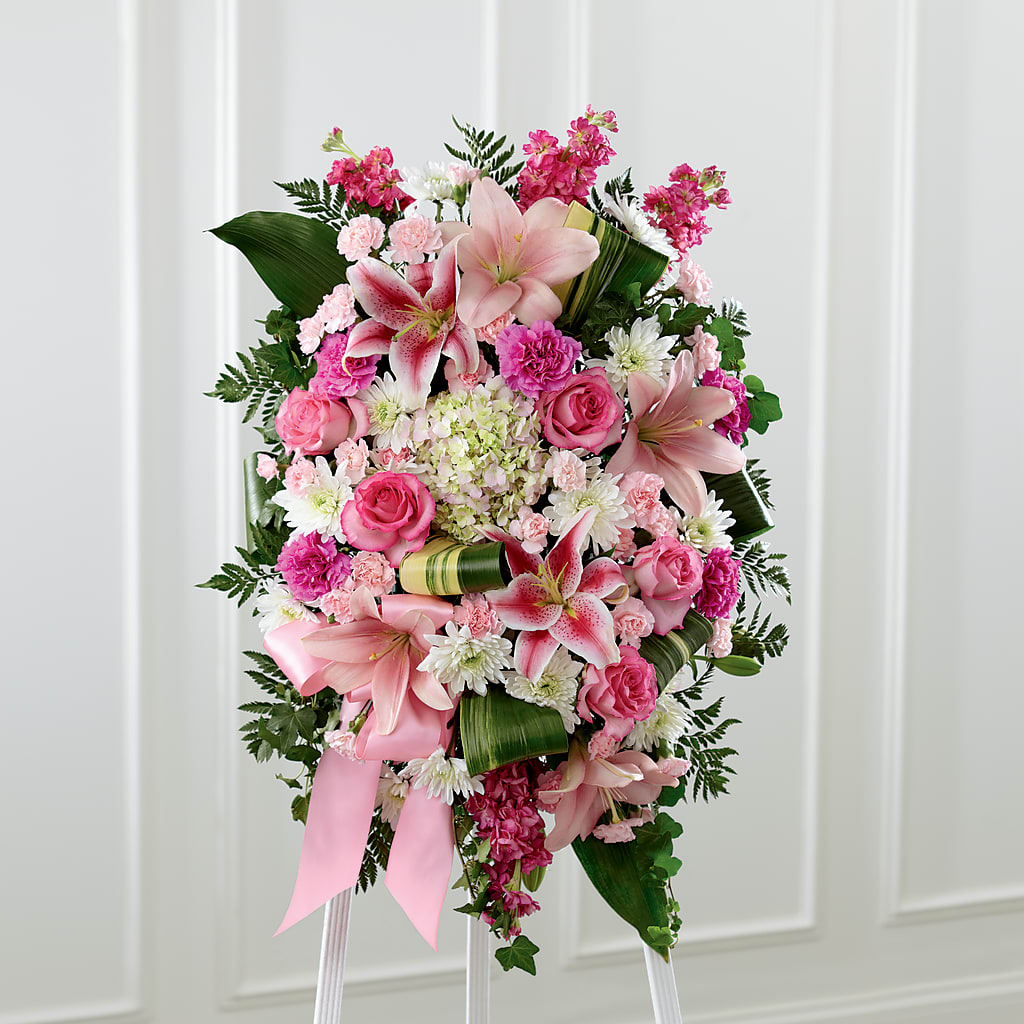 Comforting Standing Spray – The Love Bug Flowers, Timmins ON