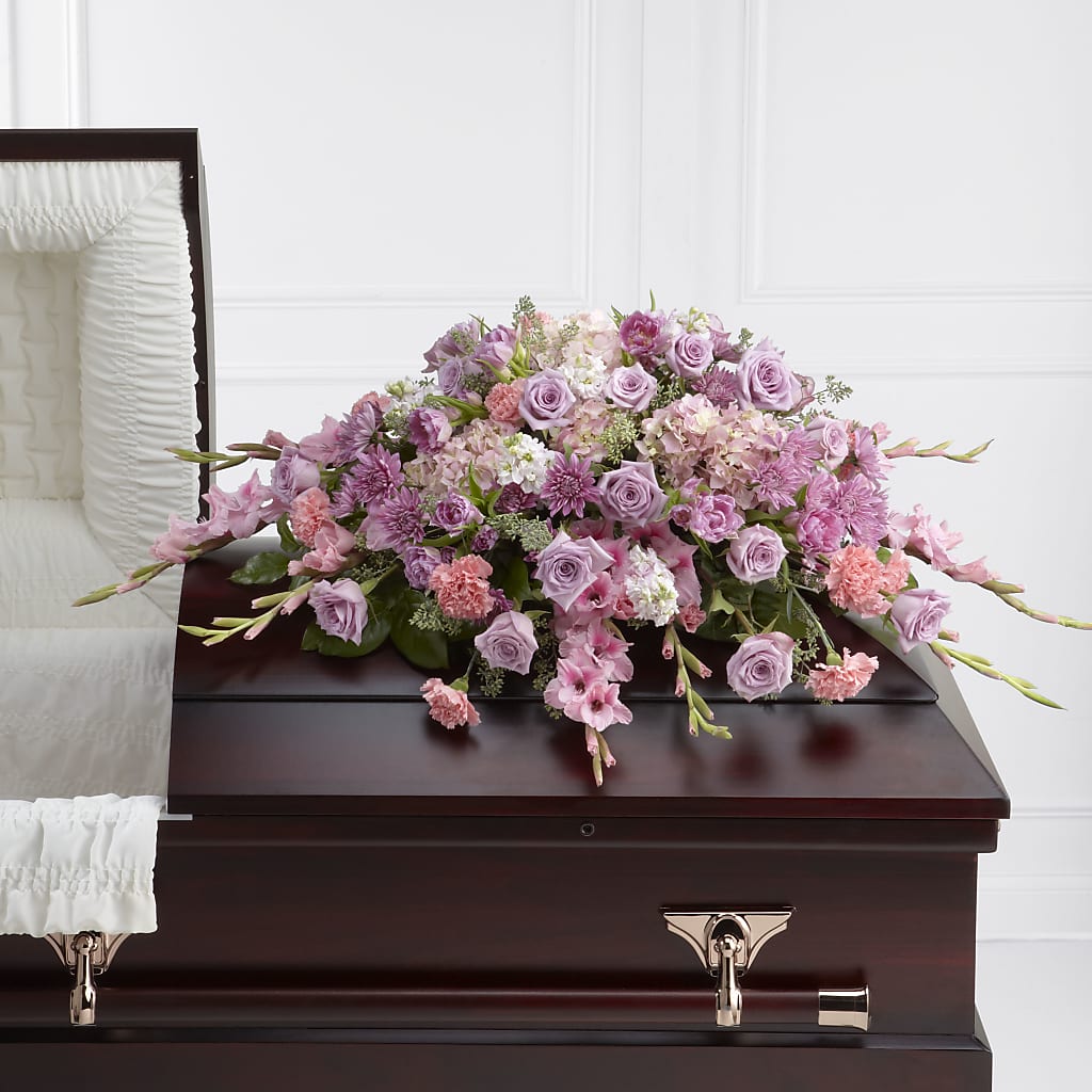 Immorata Casket Spray – The Love Bug Flowers, Timmins ON