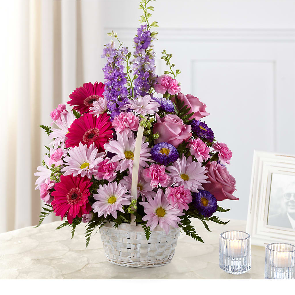 Pastel Peace Basket – The Love Bug Flowers, Timmins ON