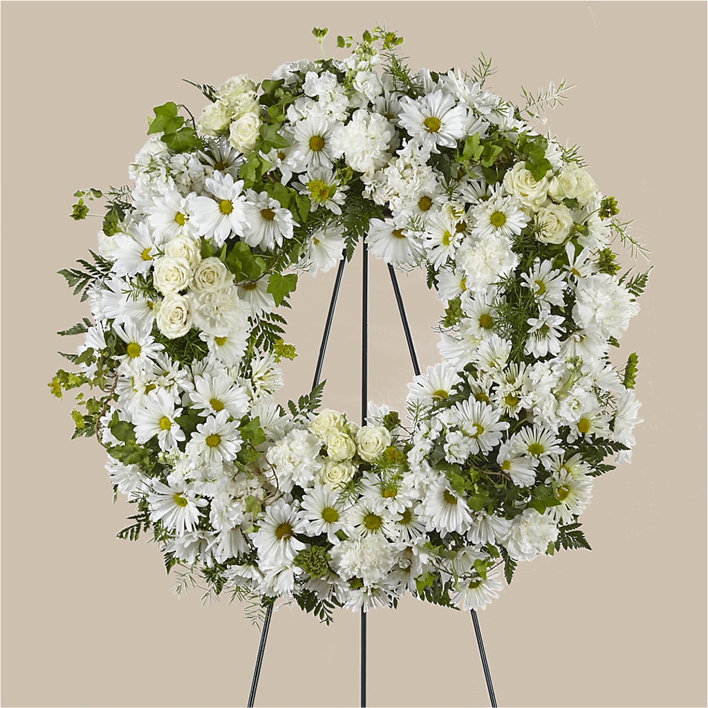Faithful Wishes Wreath – The Love Bug Flowers, Timmins ON