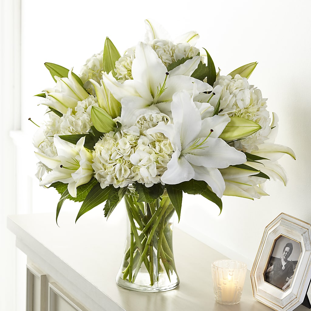 Compassionate Lily Bouquet – The Love Bug Flowers, Timmins ON