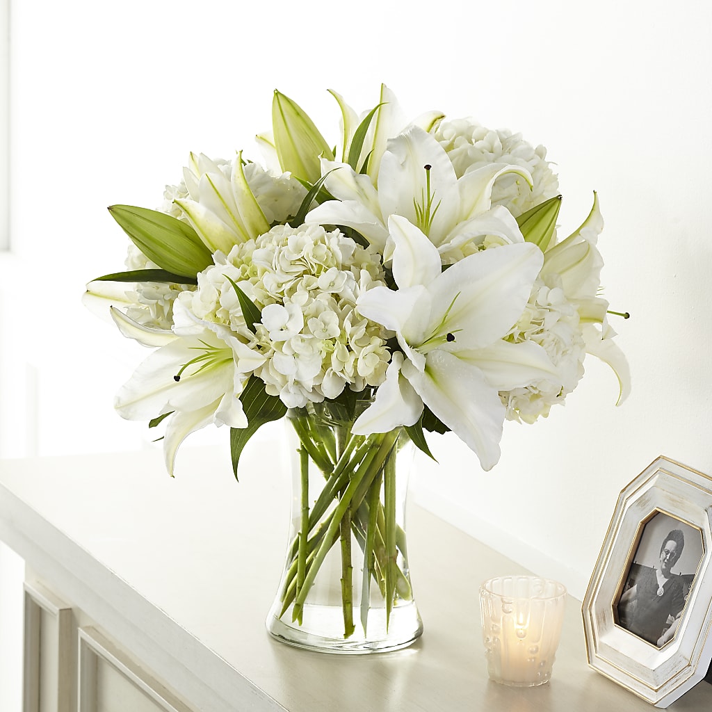 Compassionate Lily Bouquet – The Love Bug Flowers, Timmins ON