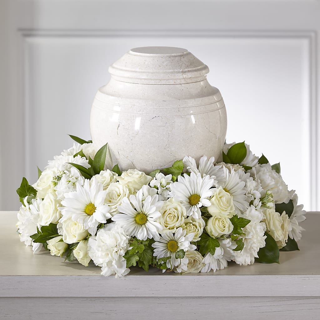 Ivory Gardens Cremation Adornment – The Love Bug Flowers, Timmins ON