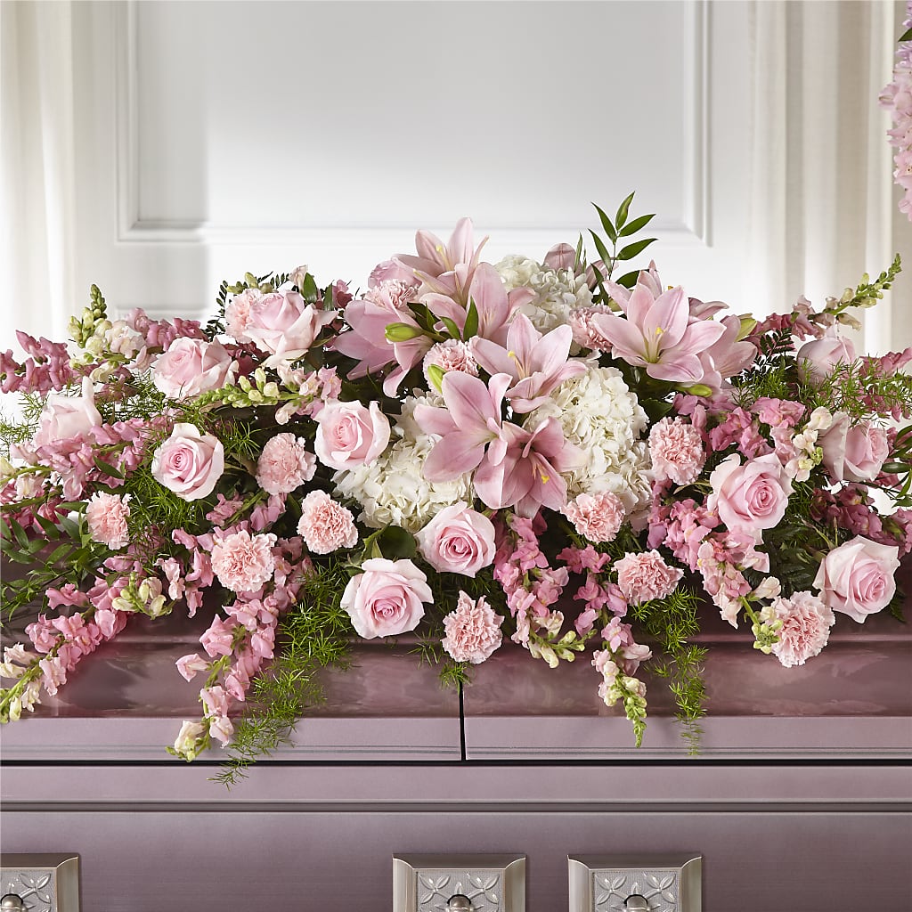 Life & Remembrance Casket Spray – The Love Bug Flowers, Timmins ON