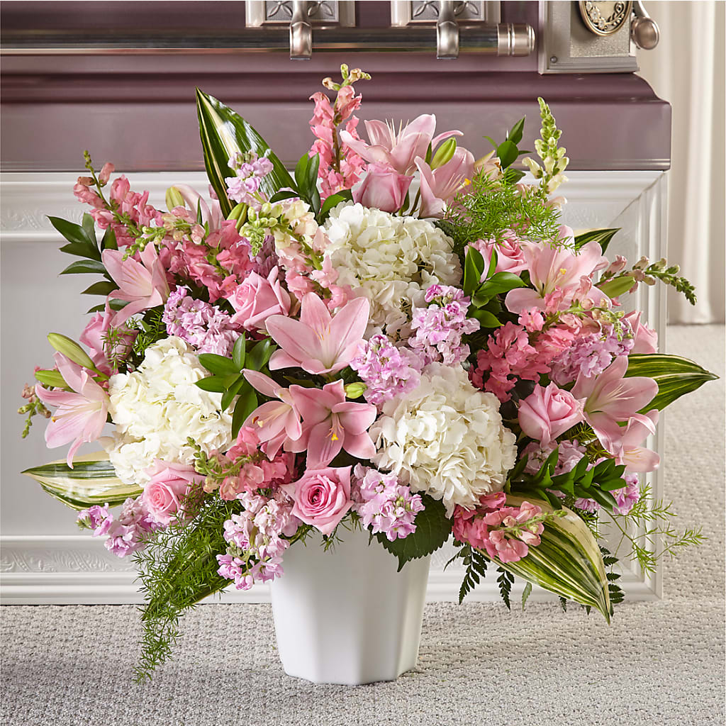 Simply Serene Floor Basket – The Love Bug Flowers, Timmins ON