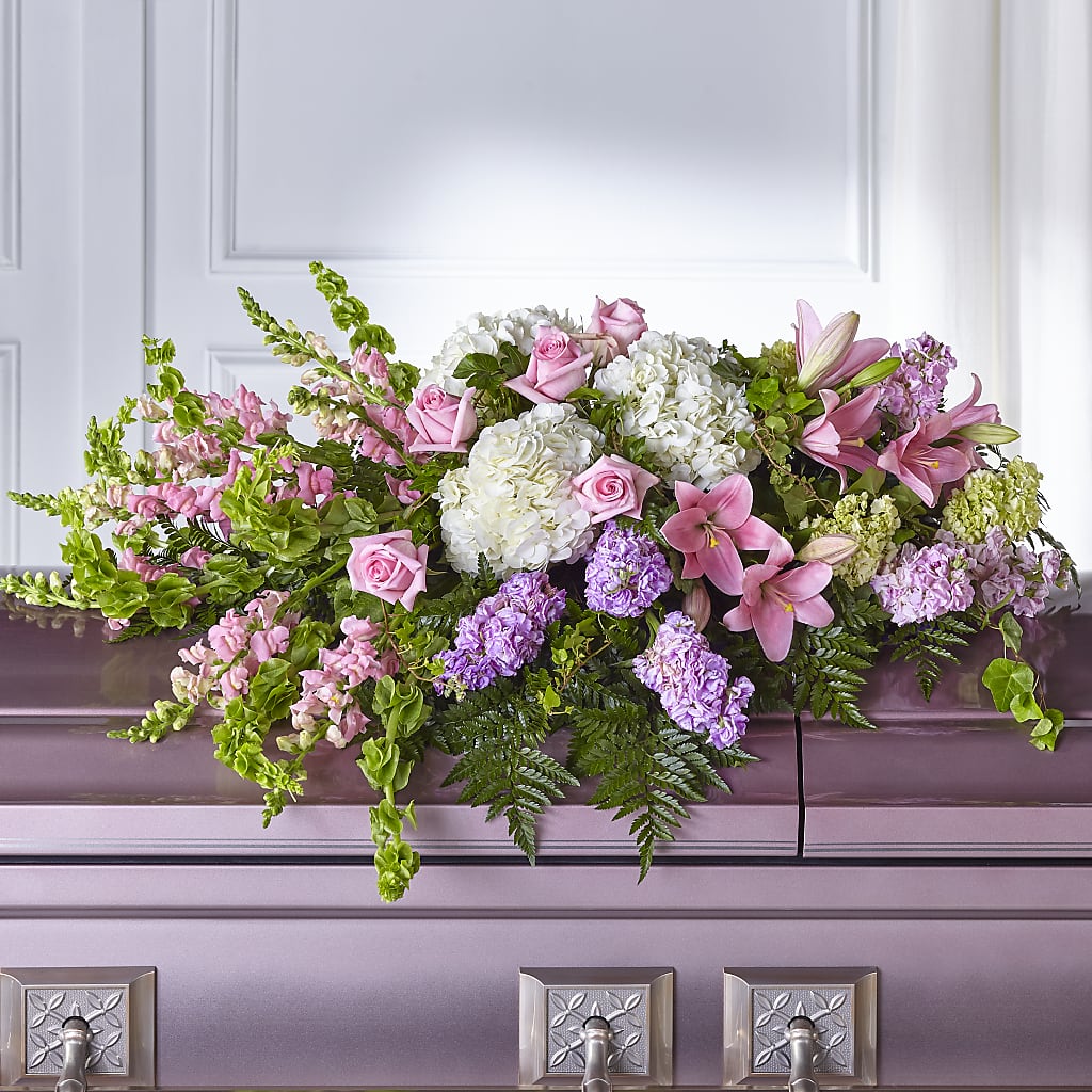 Life's Gratitude Casket Spray – The Love Bug Flowers, Timmins ON