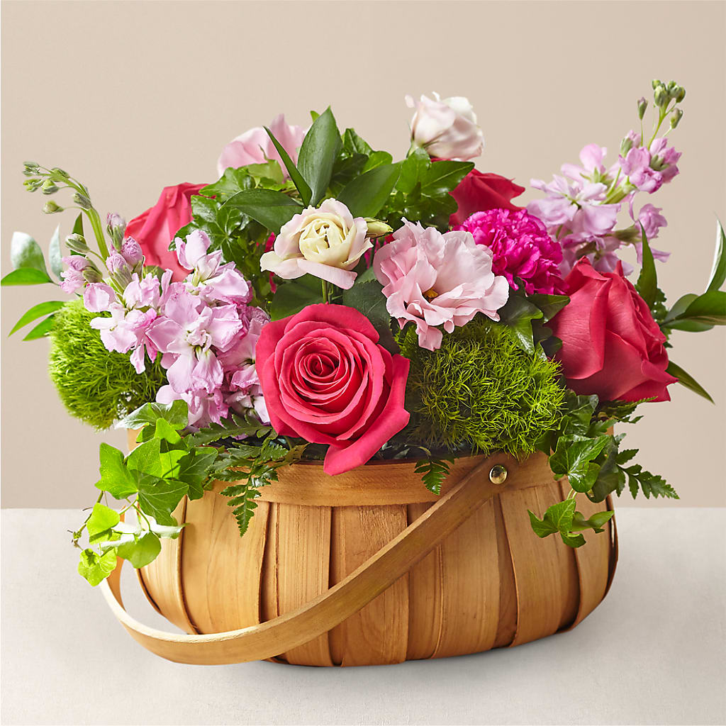 Radiance in Bloom Basket – The Love Bug Flowers, Timmins ON