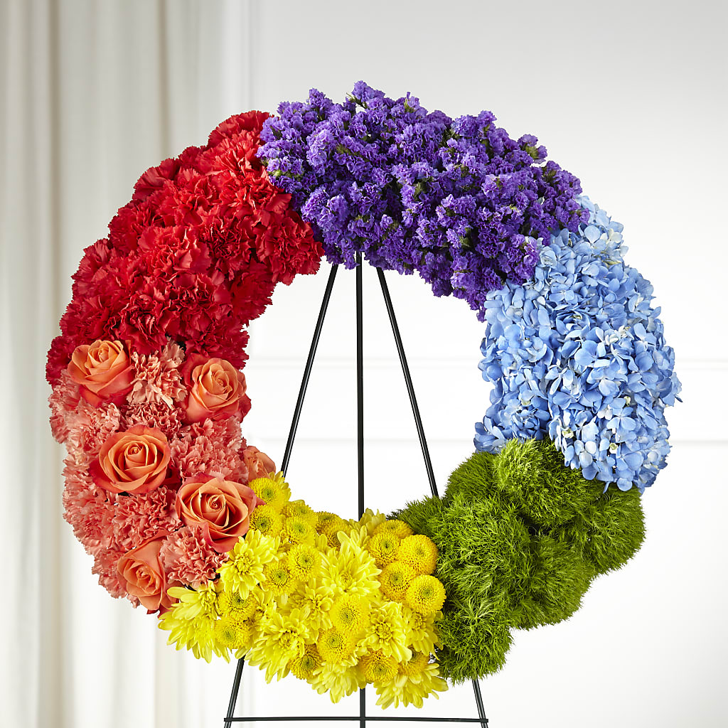 Circle of Love Wreath – The Love Bug Flowers, Timmins ON