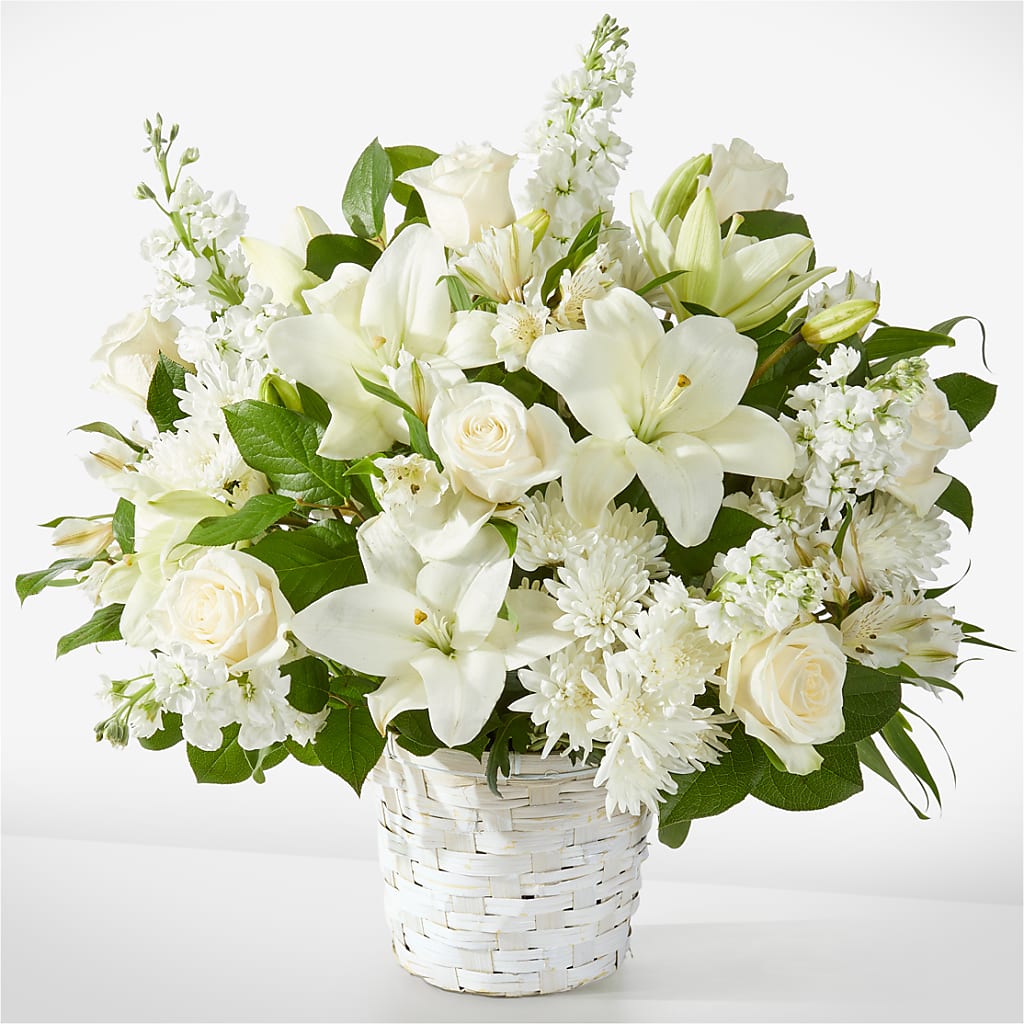 Peaceful Reflections Arrangement – The Love Bug Flowers, Timmins ON