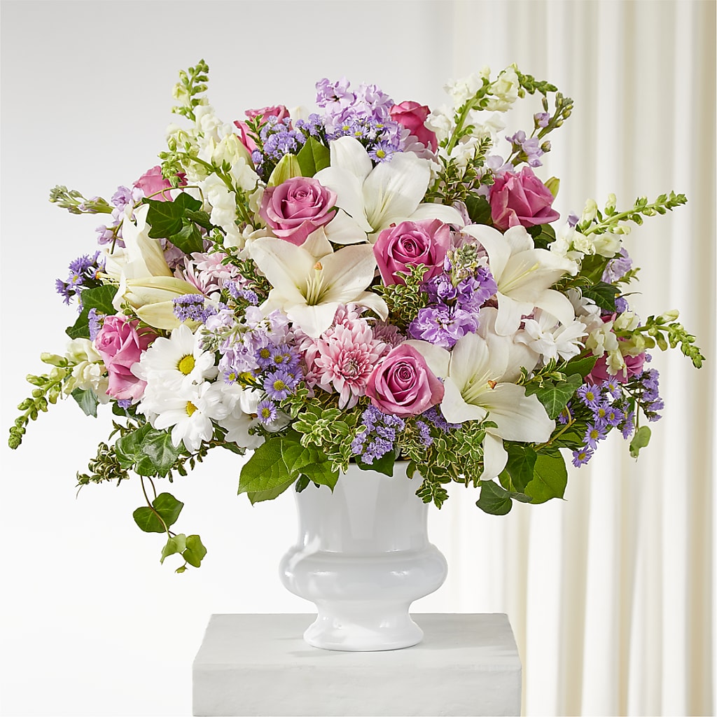 Remarkable Life Urn Arrangement – The Love Bug Flowers, Timmins ON