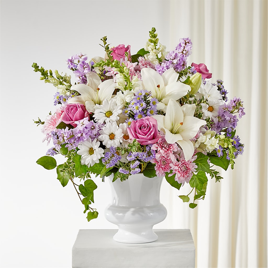 Remarkable Life Urn Arrangement – The Love Bug Flowers, Timmins ON