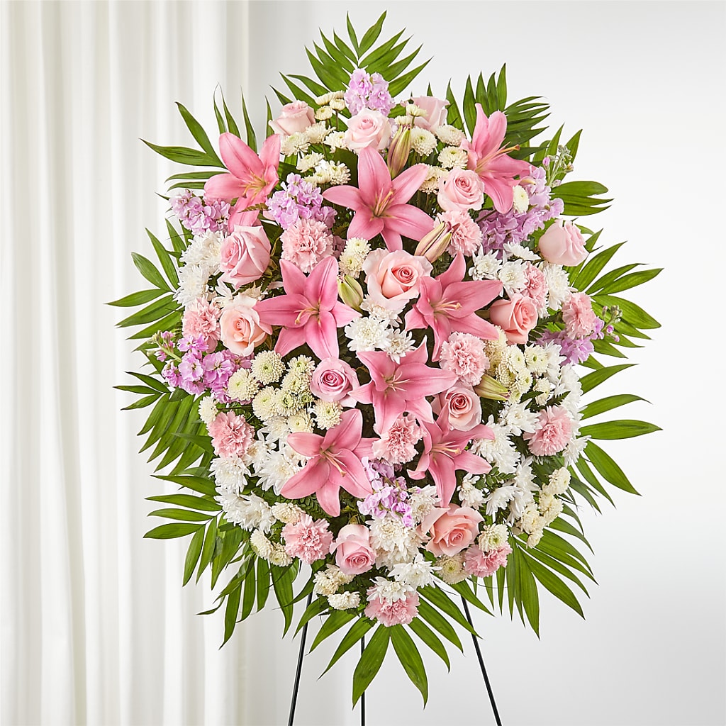 Offering Solace Standing Spray – The Love Bug Flowers, Timmins ON