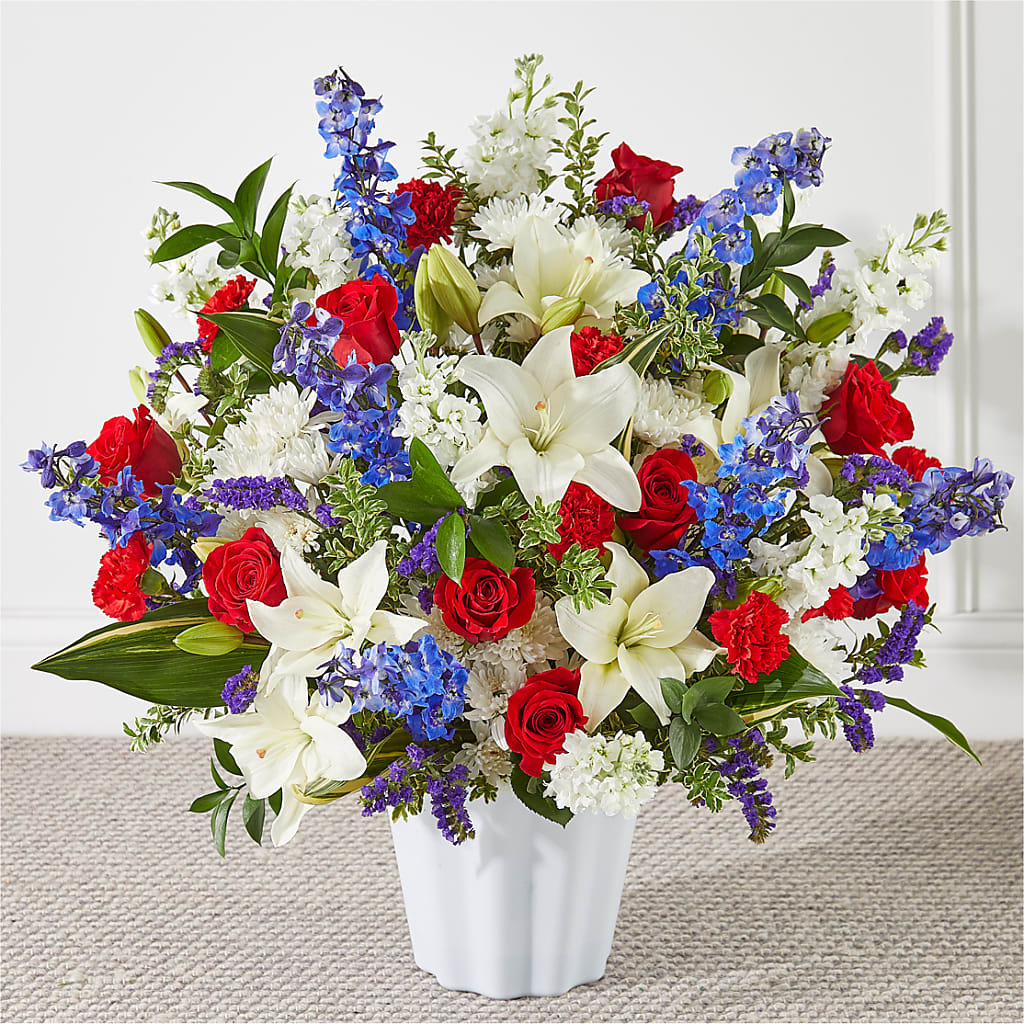 Consoled Floor Basket – The Love Bug Flowers, Timmins ON