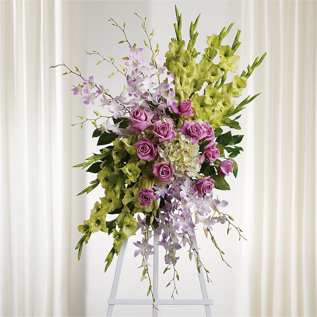 Lasting Legacy Standing Spray – The Love Bug Flowers, Timmins ON