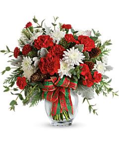 Holiday Shine Bouquet – The Love Bug Flowers, Timmins ON