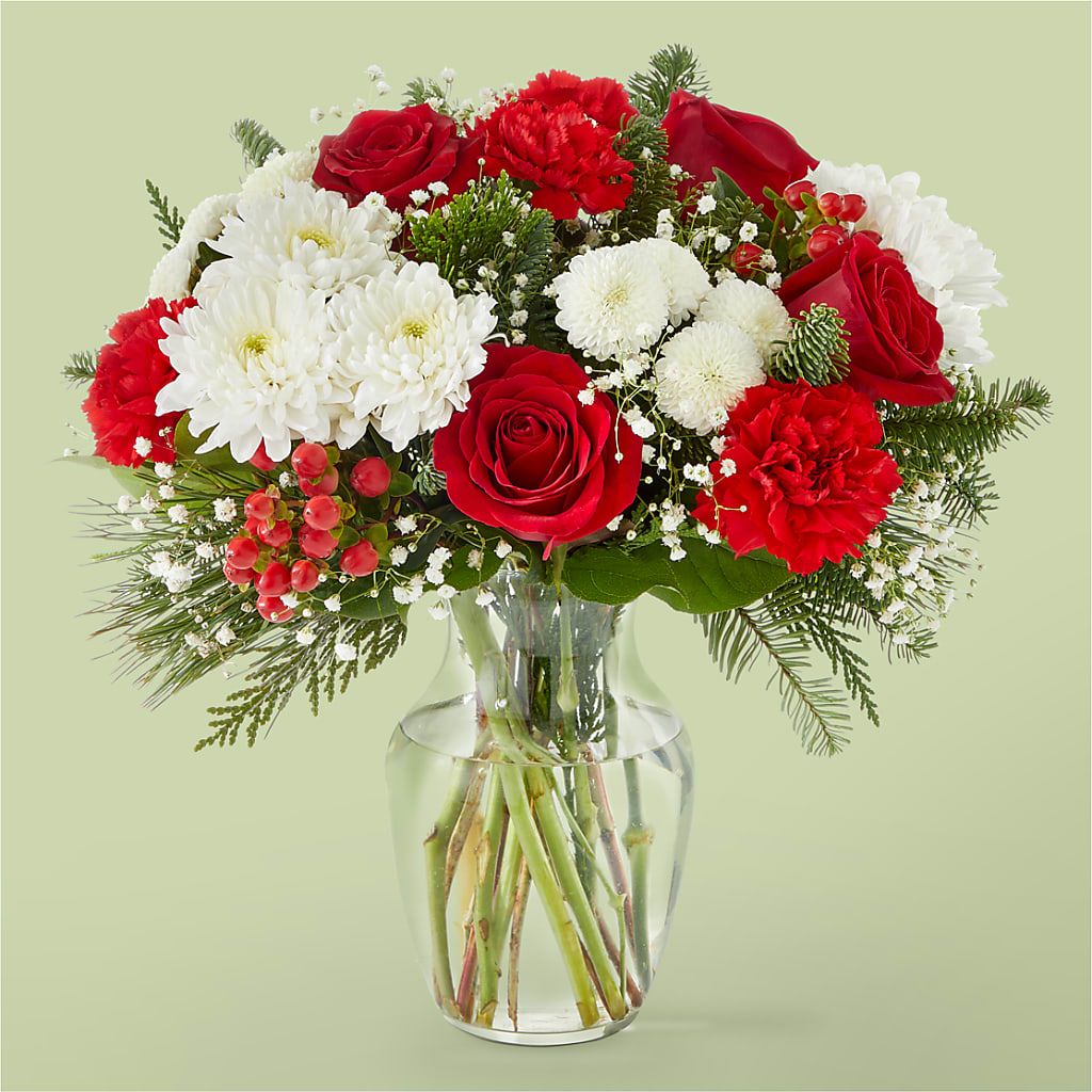 Chance of Flurries Bouquet – The Love Bug Flowers, Timmins ON