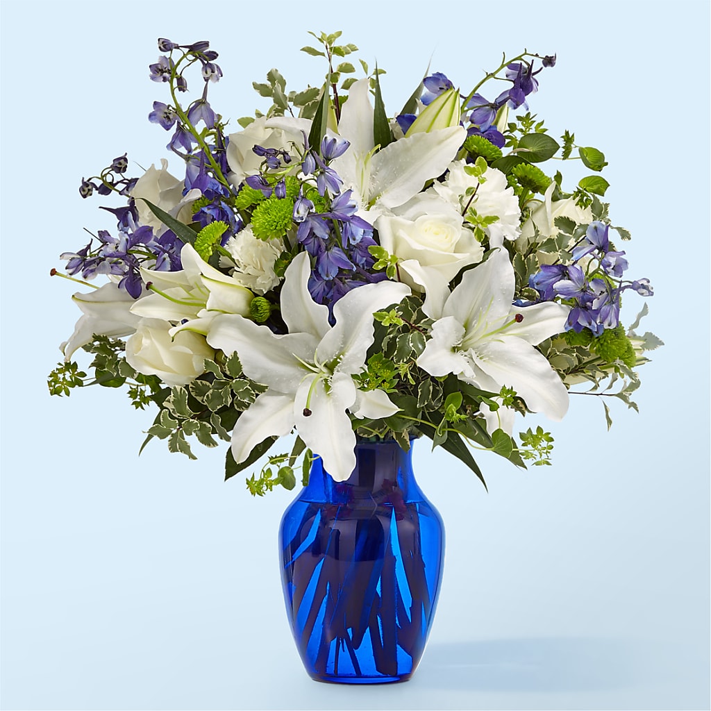 Santorini Bouquet – The Love Bug Flowers, Timmins ON