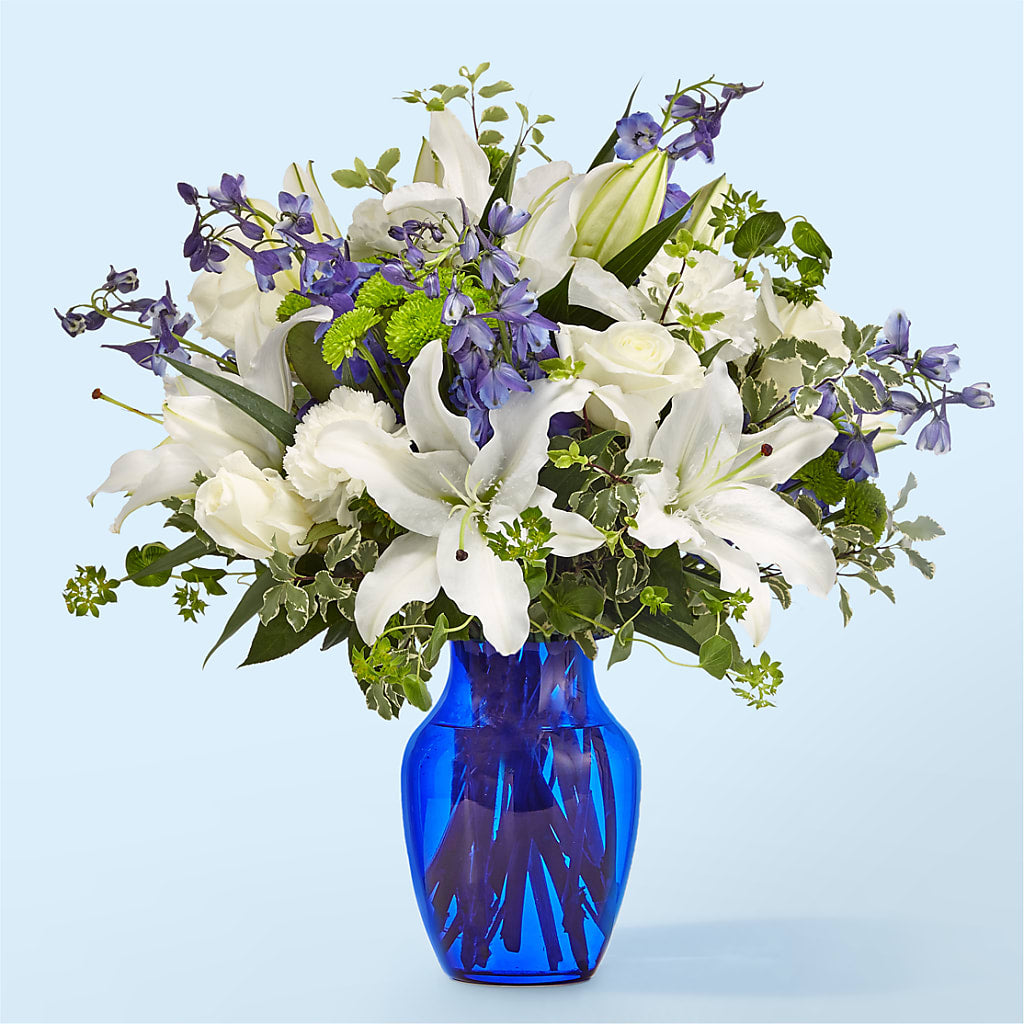 Santorini Bouquet – The Love Bug Flowers, Timmins ON