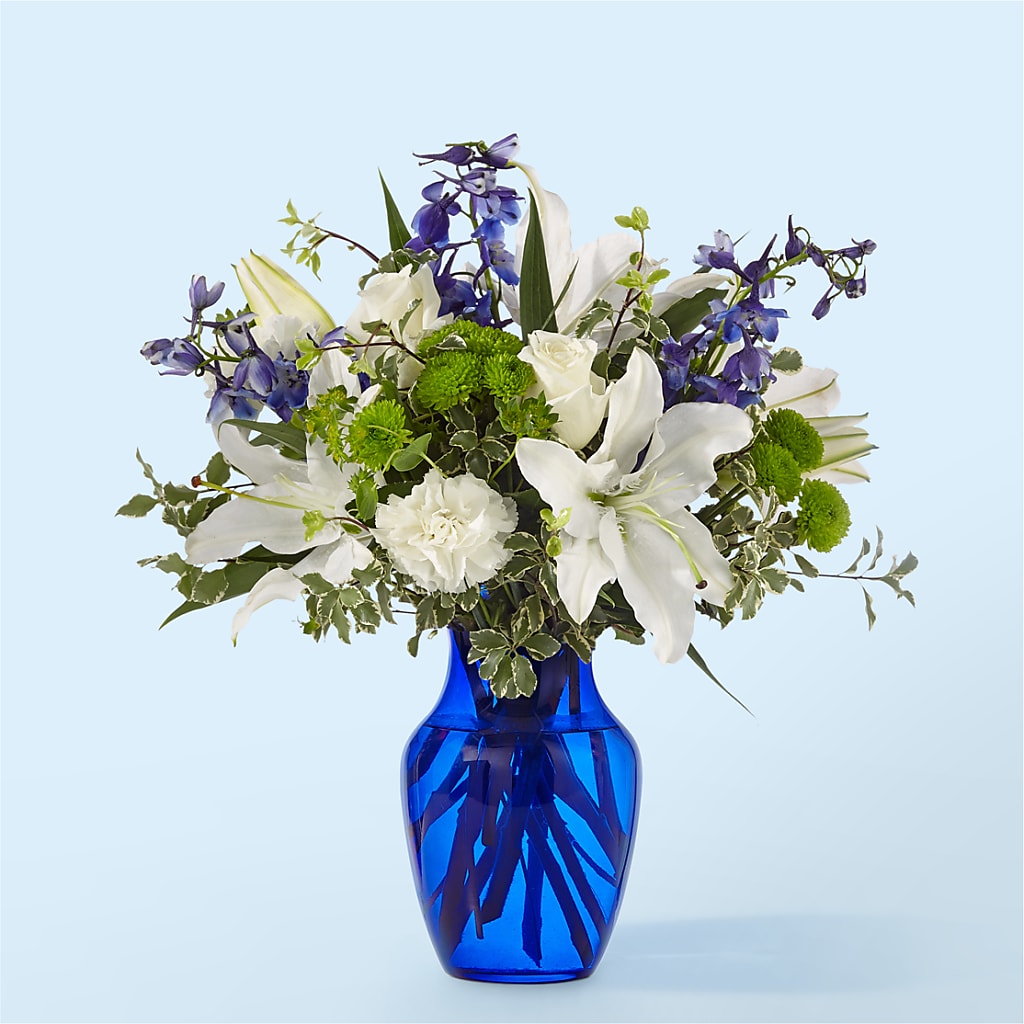 Santorini Bouquet – The Love Bug Flowers, Timmins ON