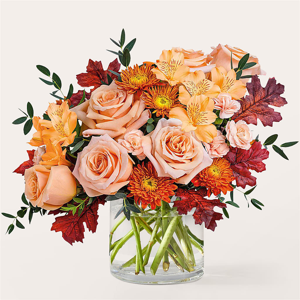 Spiced Latte Bouquet – The Love Bug Flowers, Timmins ON