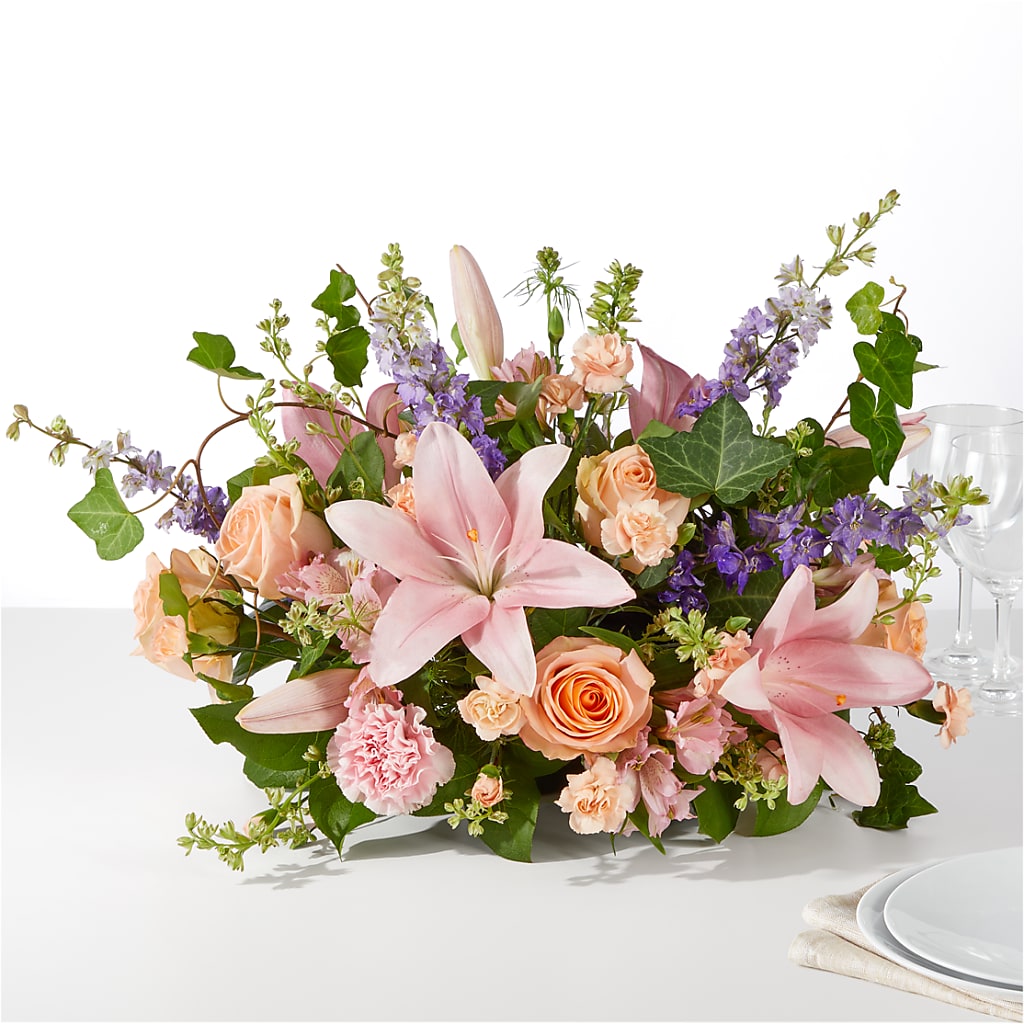 Blossom Time Centerpiece – The Love Bug Flowers, Timmins ON