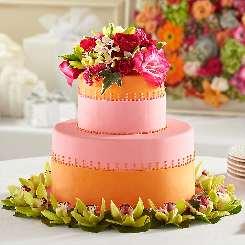 Sweet Citrus Cake Decor – The Love Bug Flowers, Timmins ON